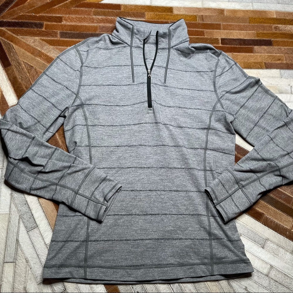 Lululemon Sweat Session 1/2 Zip *Silver - Picture 2 of 5